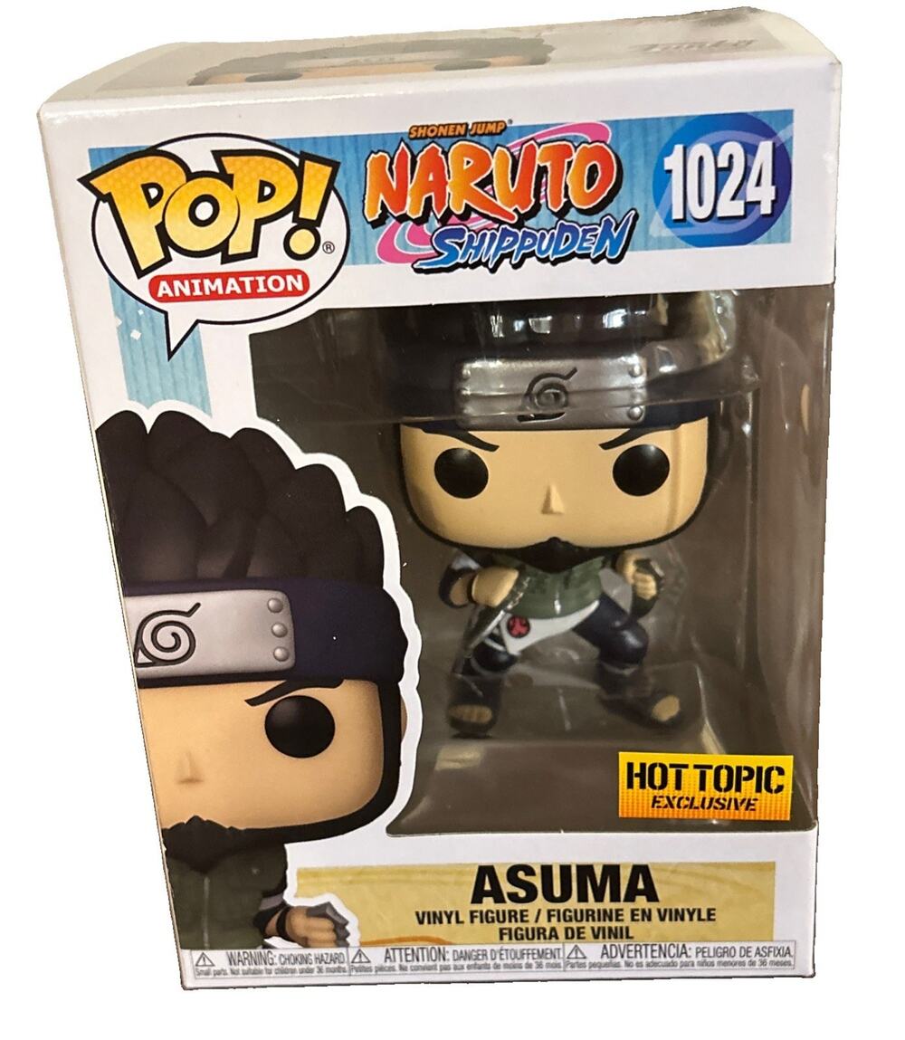 Funko Pop! Animation Naruto Shippuden Asuma #1024 Hot Topic Exclusive Brand New